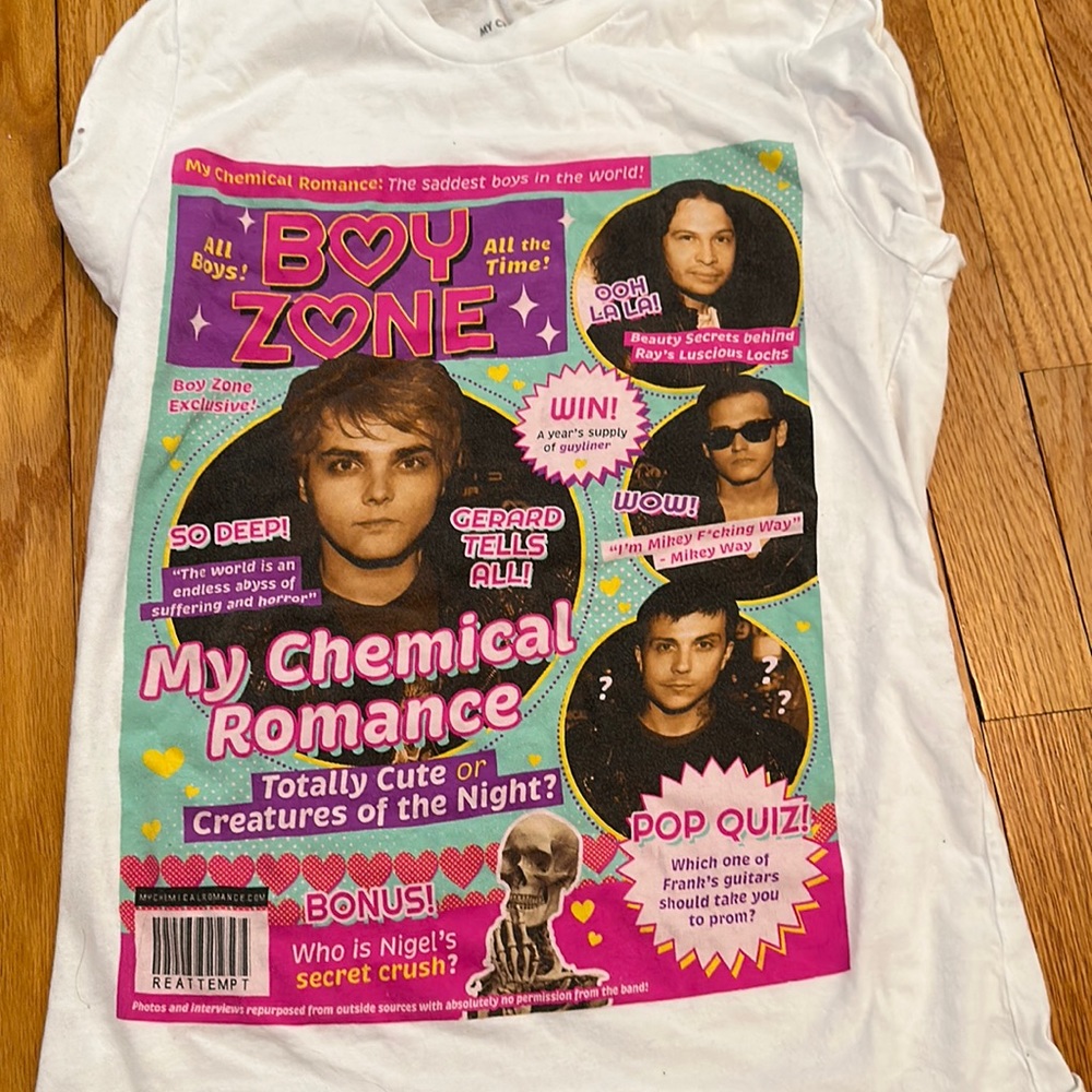 My Chemical Romance 2022 Tour merch